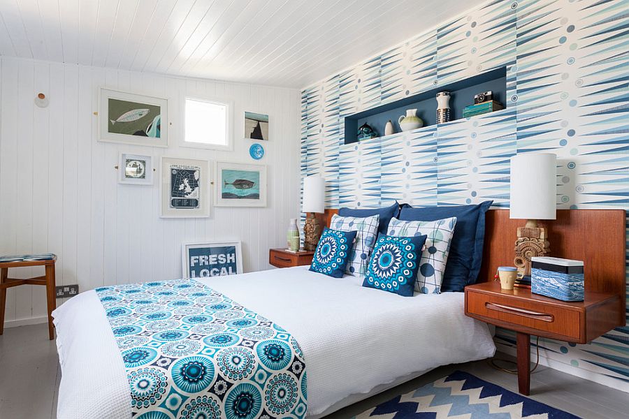 iskandinav yatak odası dekoru